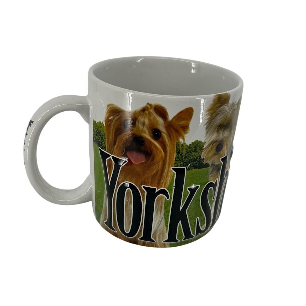 Americaware Yorkshire Terrier Yorkie Dog Coffee Mug Ceramic Cup 2013 White 12oz